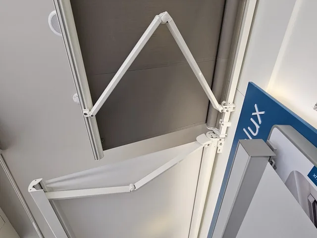 Detalhe de sistema de proteção solar